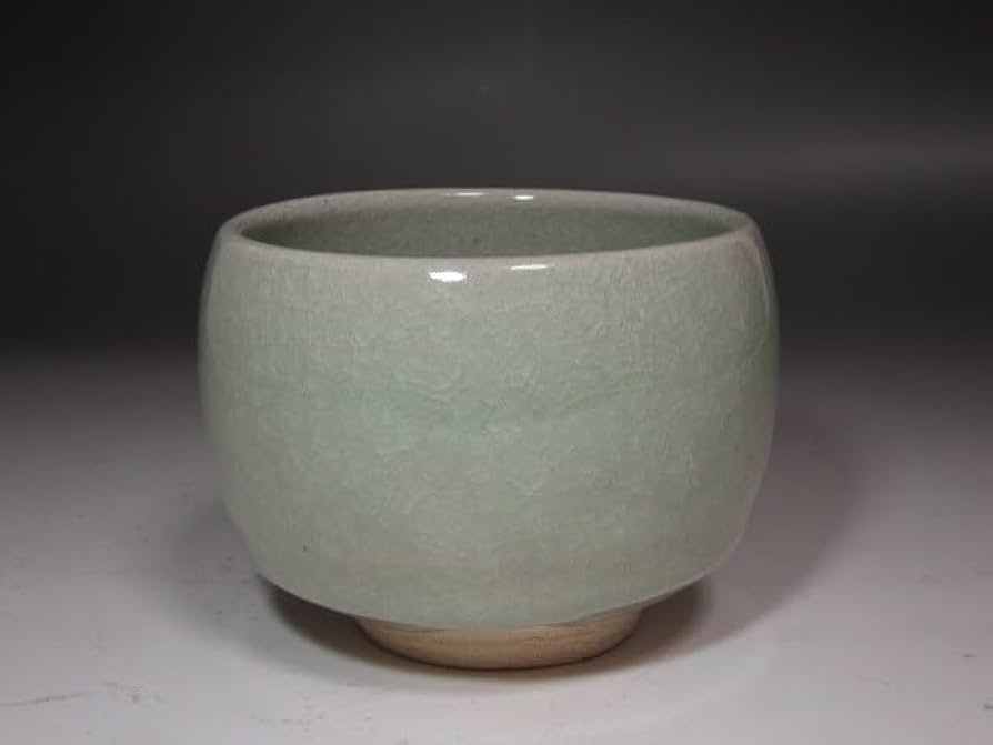 ★　板谷波山　青磁　盃　涼しげな一品です★x314 ☆板谷波山青磁盃涼しげな一品です☆x314